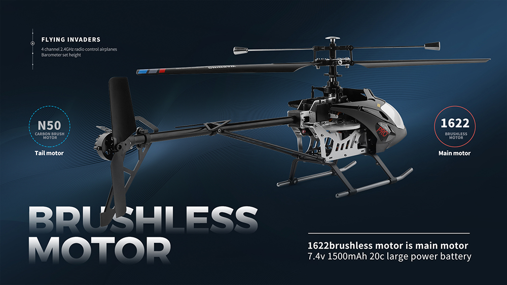 WLtoys-V913-A-Brushless-Version-24G-4CH-Einblatt-Hubschrauber-mit-Houmlheneinstellung-RC-Helicopter--2008223-9